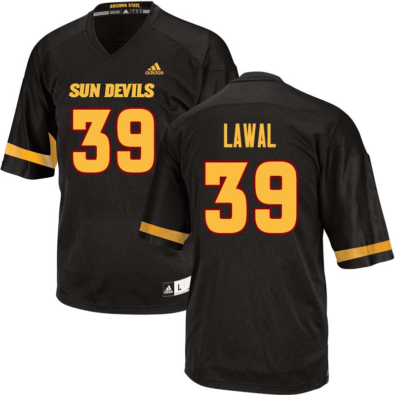 Men #39 Malik Lawal Arizona State Sun Devils College Football Jerseys Sale-Black